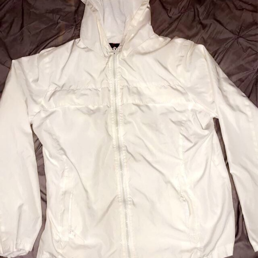 Paris blues white windbreaker jacket